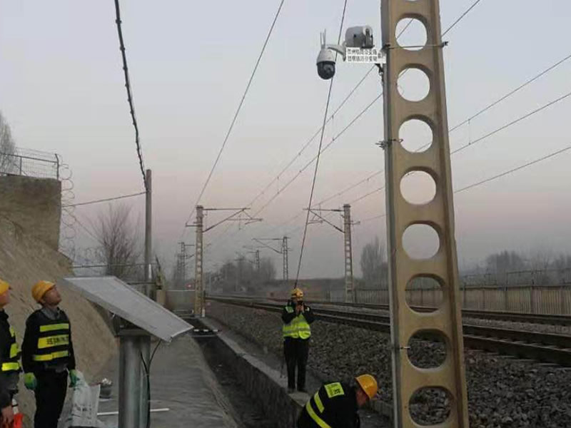 High speed railway line security monitoring project